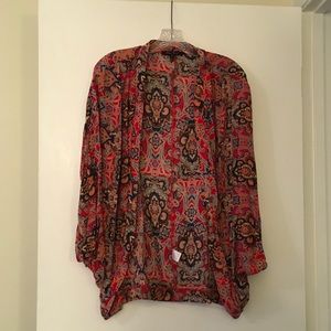 Red Boho Chic Kimono